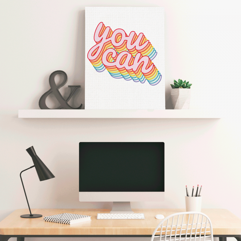 Lienzo 25x20 cm rectangular vertical personalizado