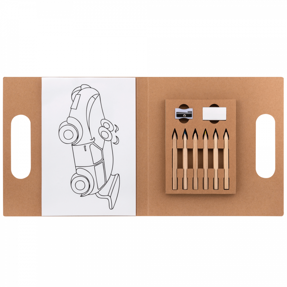 Set infantil para colorear personalizada