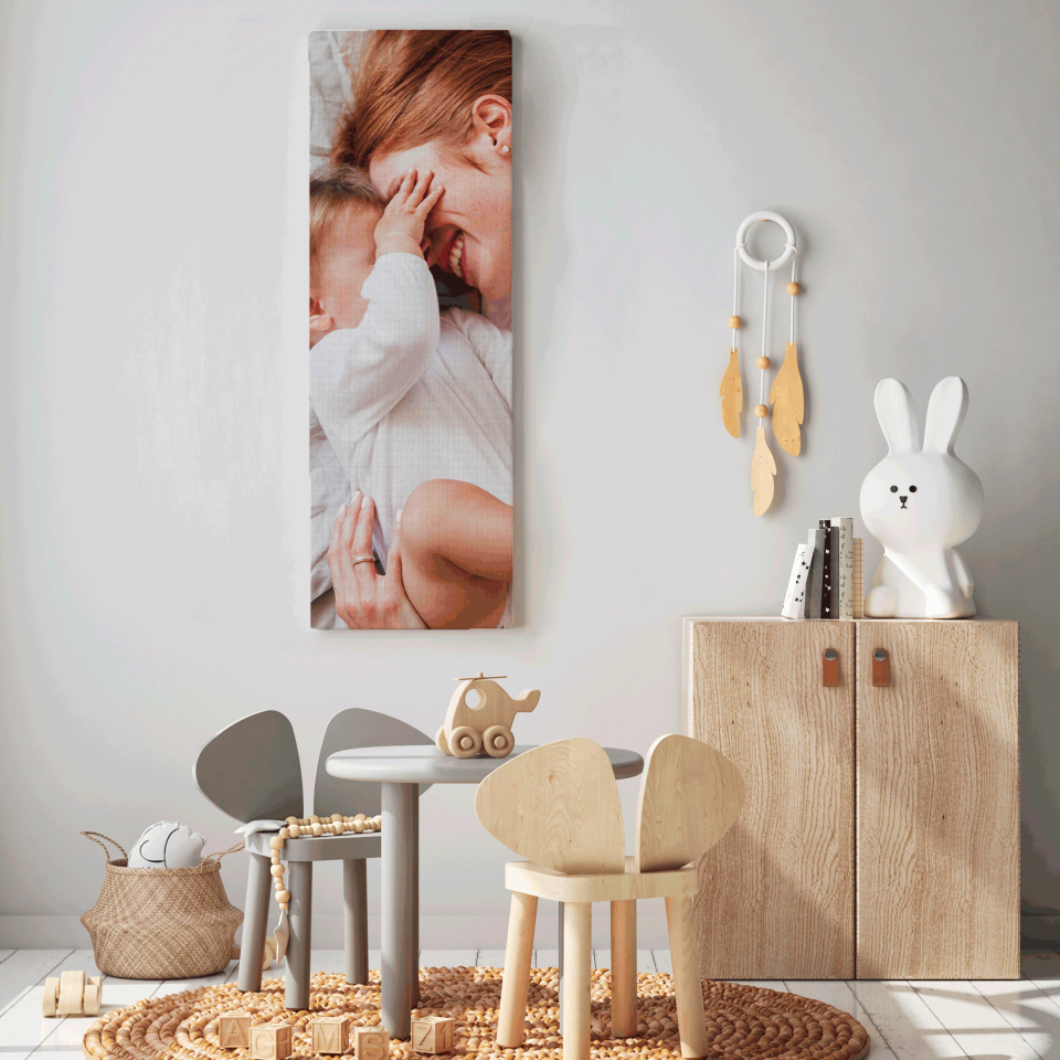 Lienzo 60x20 cm rectangular vertical personalizado