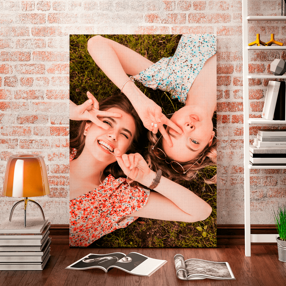 Lienzo 90x60 cm rectangular vertical personalizado