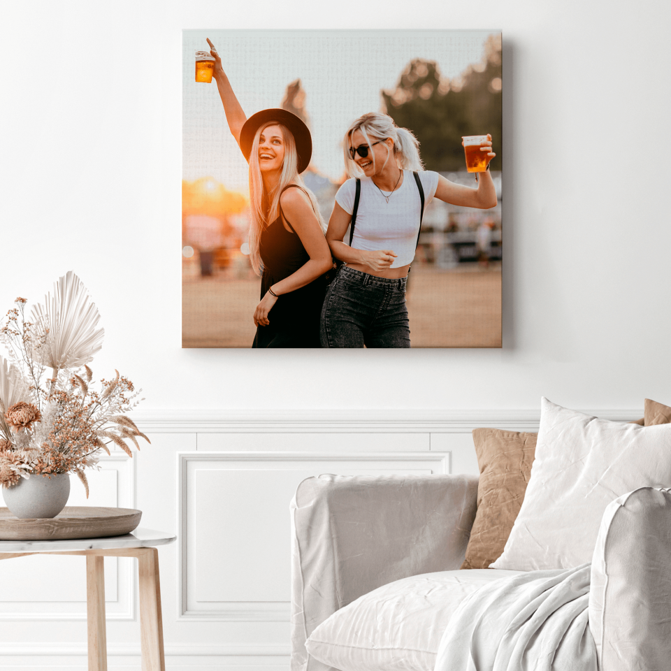 Lienzo 65x65 cm cuadrado personalizado