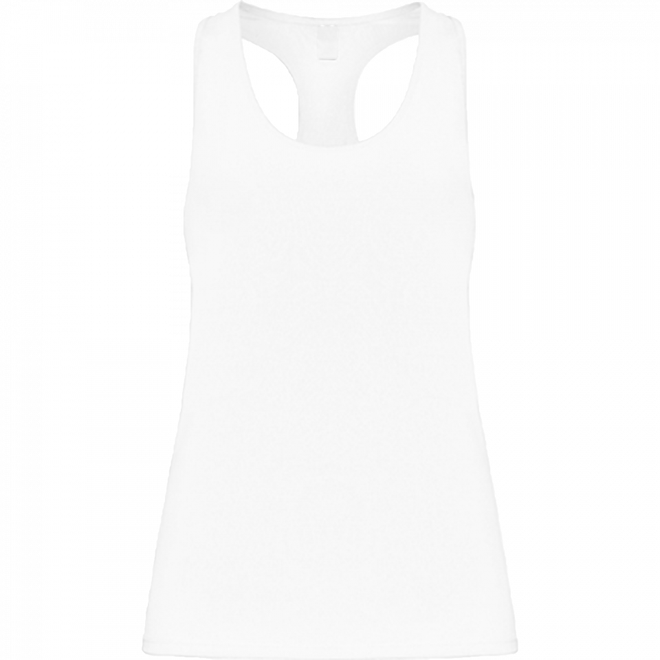 Camiseta deportiva tirantes Aida personalizada