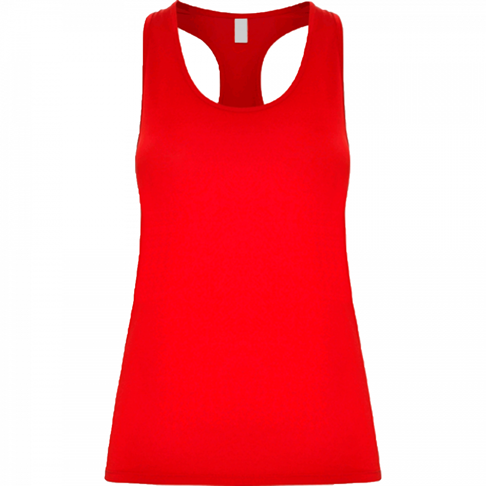 Camiseta deportiva tirantes Aida personalizada