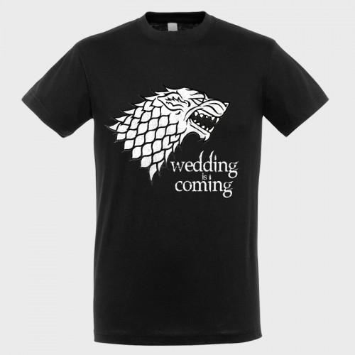 Camiseta despedida de soltero: wedding is coming
