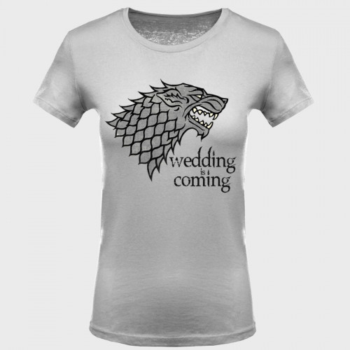 Camiseta despedida de soltera: wedding is coming