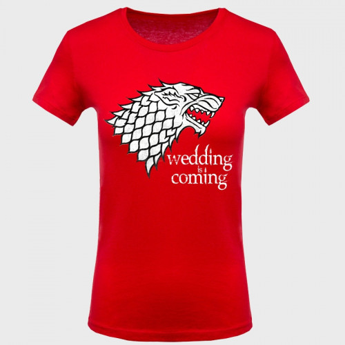 Camiseta despedida de soltera: wedding is coming