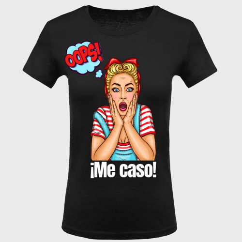 Camiseta despedida de soltera: oops me caso