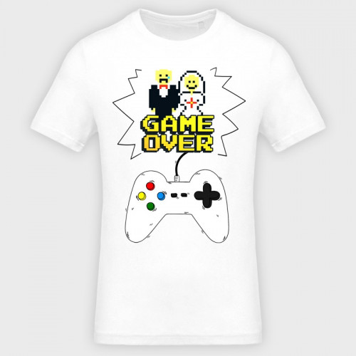 Camiseta despedida de soltero: game over
