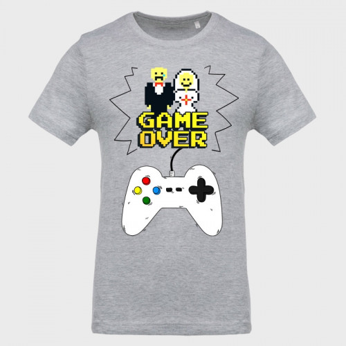 Camiseta despedida de soltero: game over