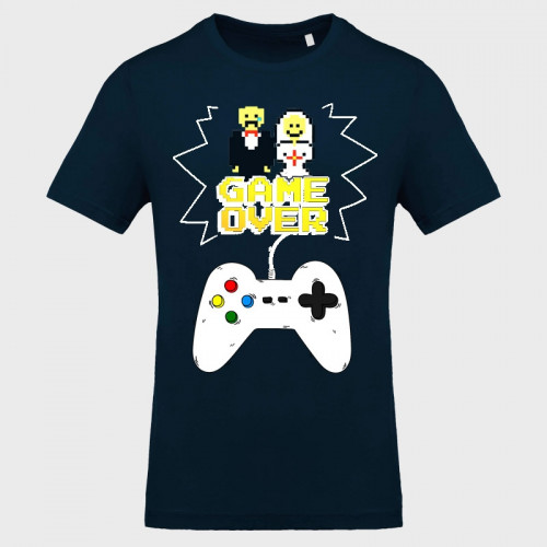Camiseta despedida de soltero: game over