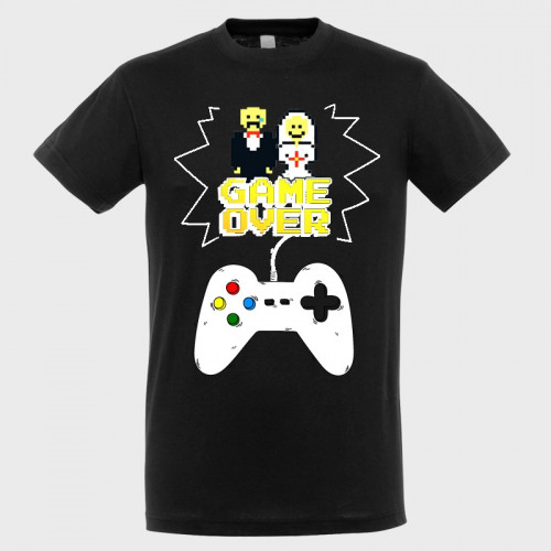 Camiseta despedida de soltero: game over
