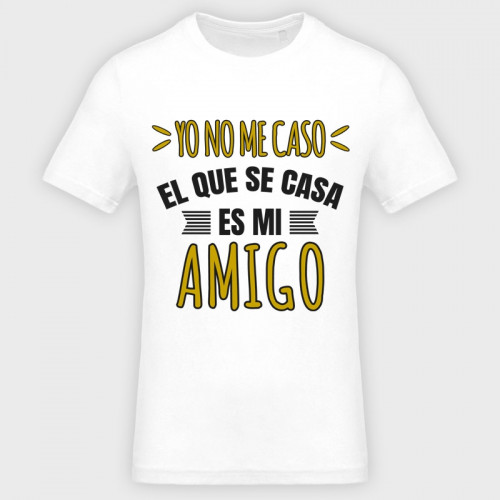 Camiseta despedida de soltero: yo no me caso