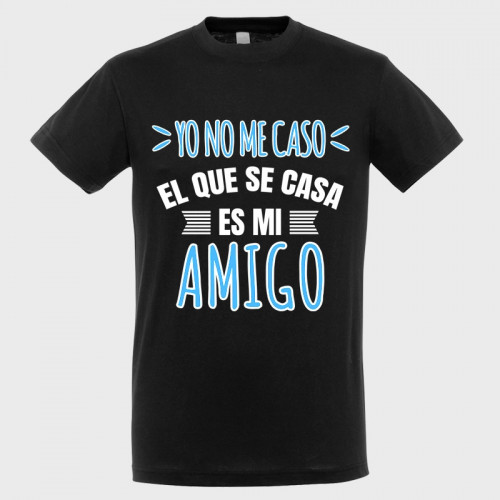 Camiseta despedida de soltero: yo no me caso