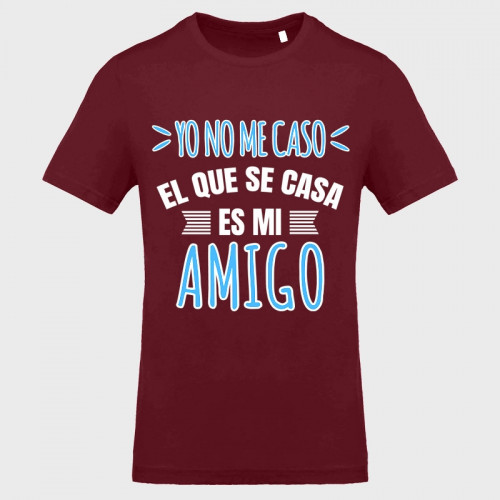 Camiseta despedida de soltero: yo no me caso