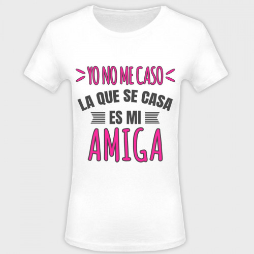 Camiseta despedida de soltera: yo no me caso