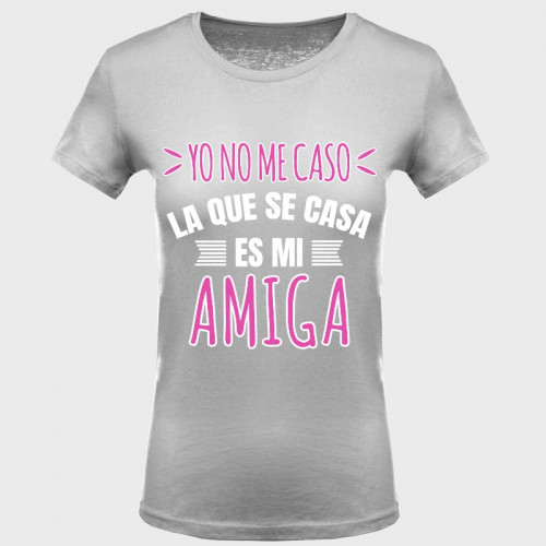 Camiseta despedida de soltera: yo no me caso