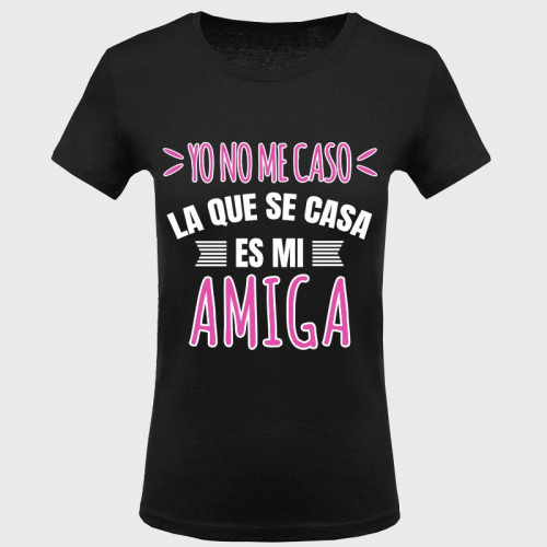 Camiseta despedida de soltera: yo no me caso