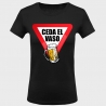 Camiseta despedida de soltera: ceda el vaso