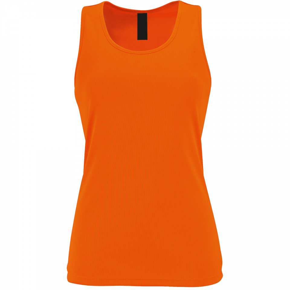 Camiseta técnica tirantes mujer Sporty personalizada