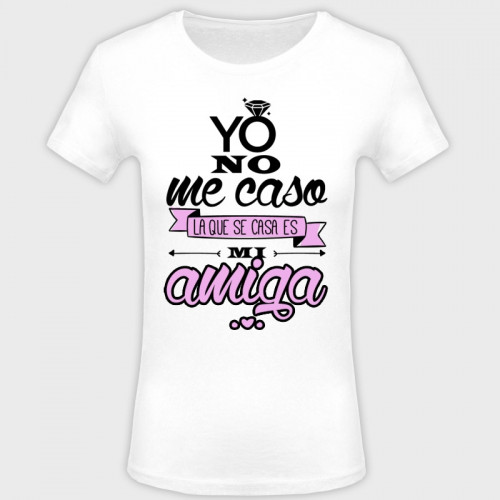 Camiseta despedida de soltera: yo no