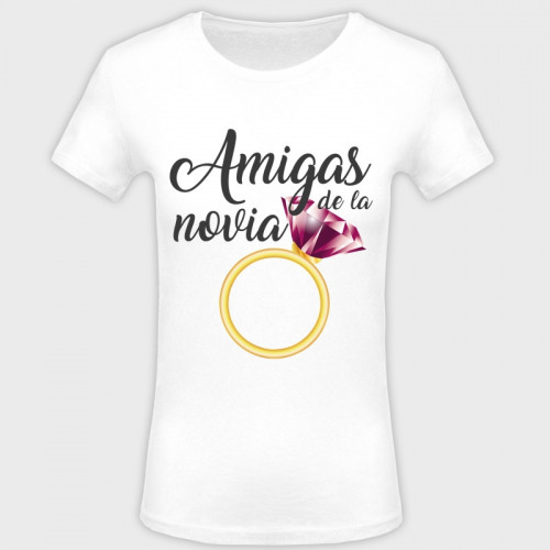 Camiseta despedida soltera NOVIA & AMIGAS