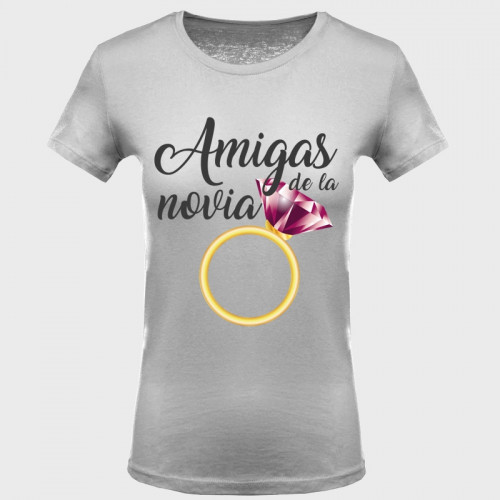 Camiseta despedida de soltera: amigas de la novia