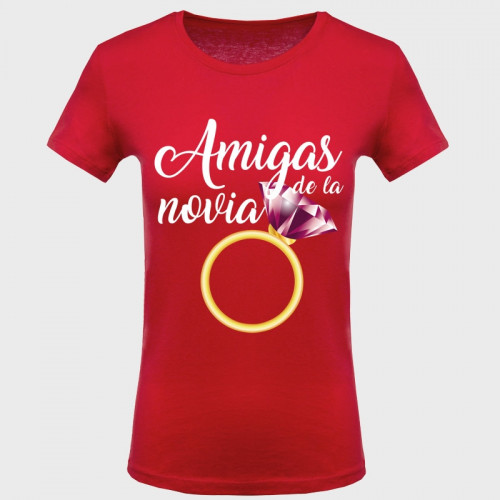 Camiseta despedida de soltera: amigas de la novia