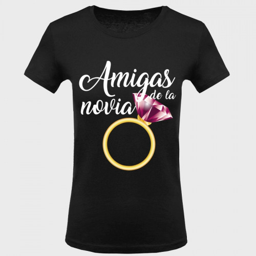 Camiseta despedida de soltera: amigas de la novia