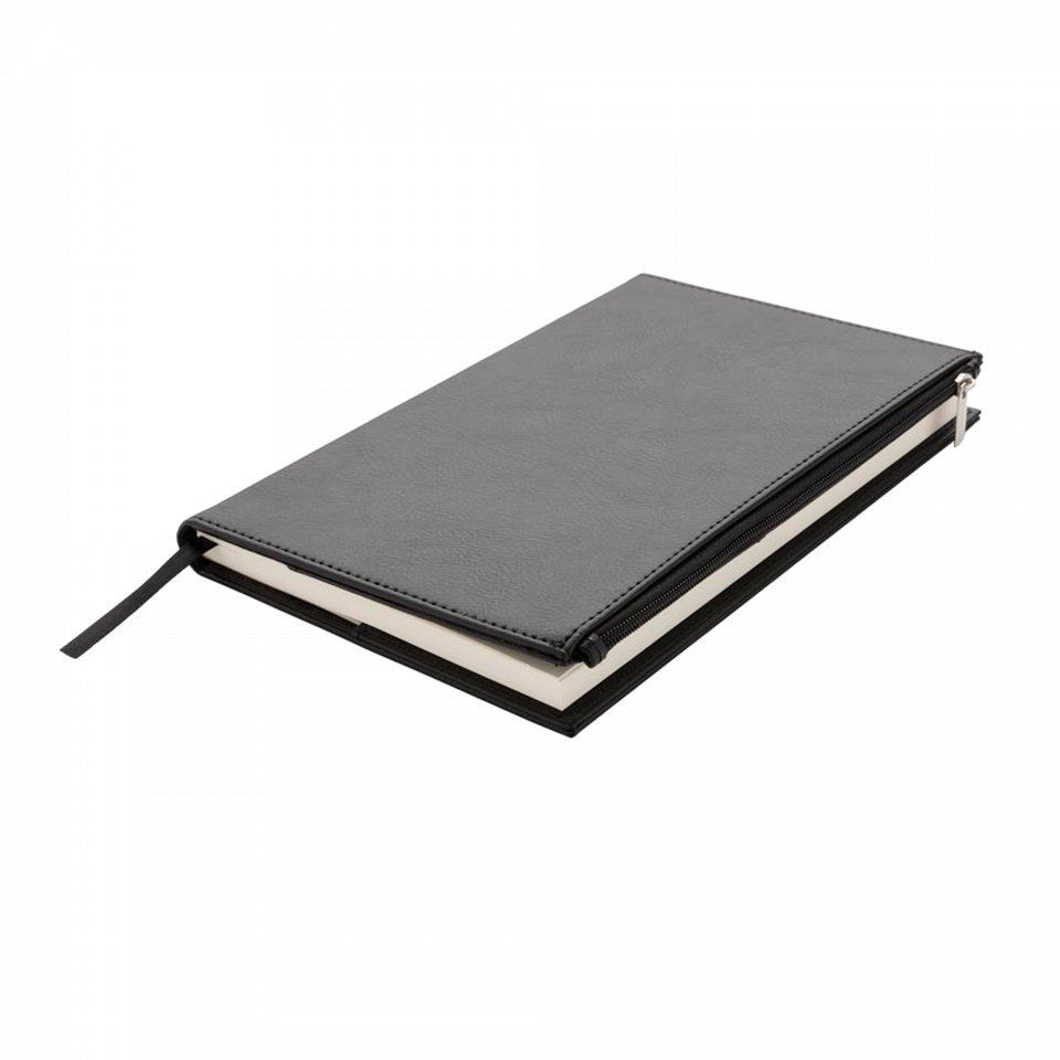 Libreta A5 con cremallera personalizada