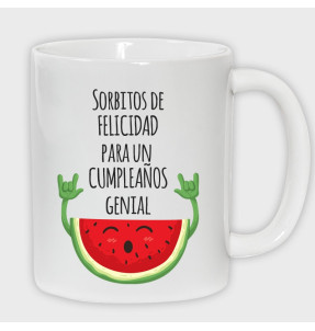 Taza Cumpleaños: Sorbitos de felicidad