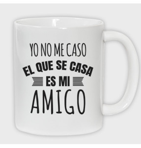Taza despedida de soltero: yo no me caso