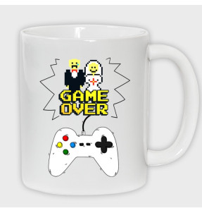Taza despedida de soltero: game over
