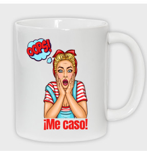 Taza despedida de soltera: oops me caso