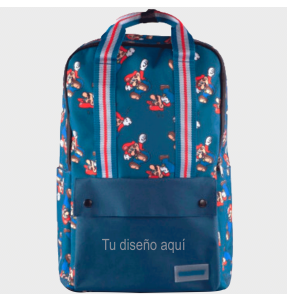 Mochila nintendo Super Mario personalizada