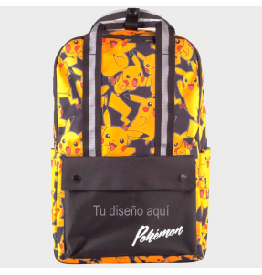 Mochila Pokemon Pikachu personalizada