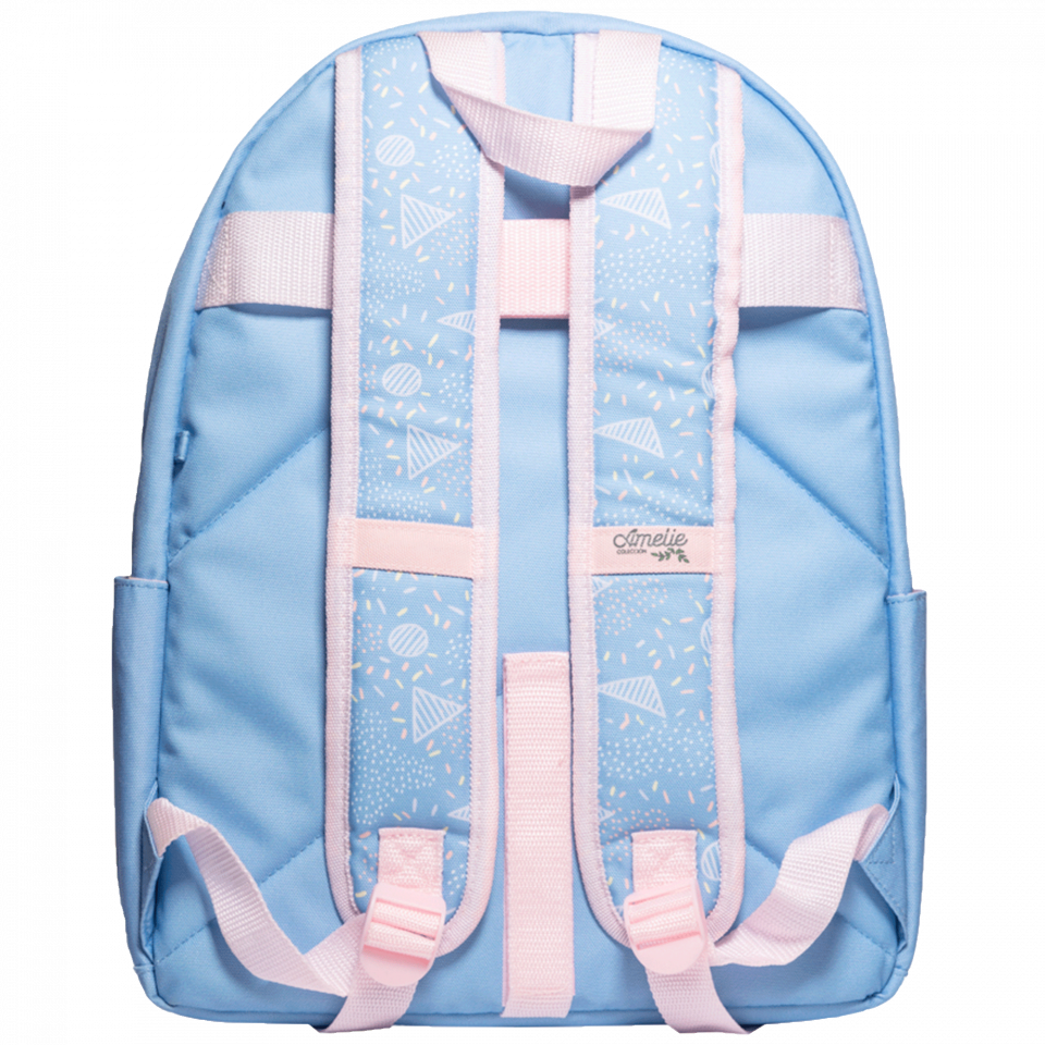 Mochila Amelie Classic azul personalizada