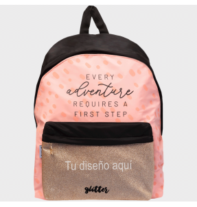 Mochila Glitter personalizada