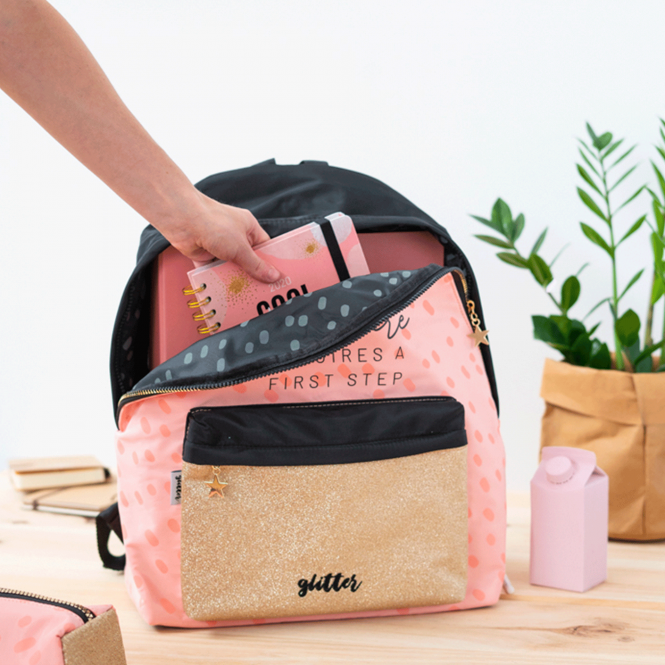 Mochila Glitter personalizada