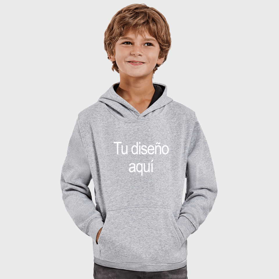 Popular Condición Melodramático Sudadera niños con capucha bicolor Urban personalizada, comprar online