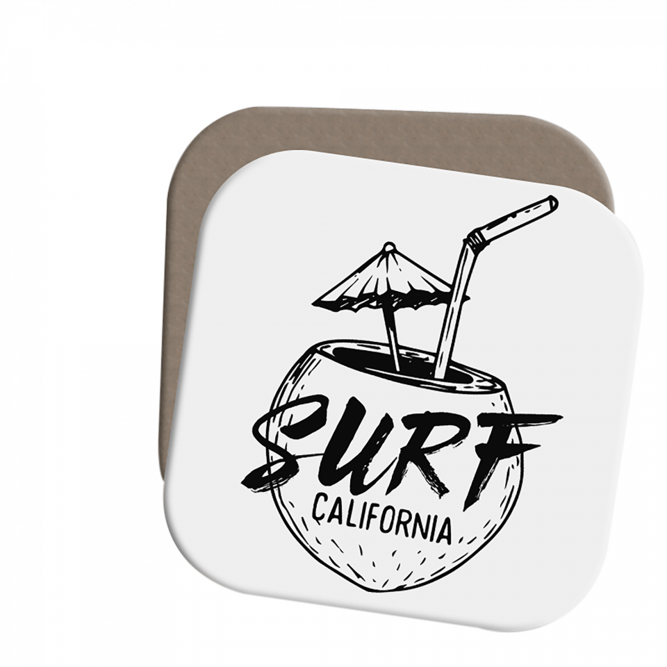 Posavasos cuadrado personalizado