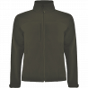 Chaqueta adulto softshell de tres capas personalizada con texto