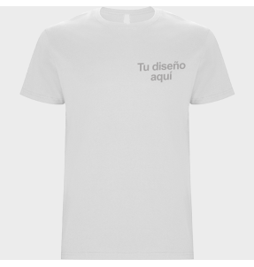 Camiseta blanca niño premium personalizada con texto
