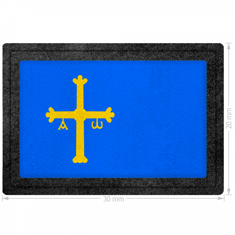 Parche bandera Principado de Asturias