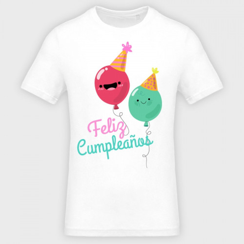 Camiseta cumpleaños: feliz cumple