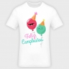 Camiseta cumpleaños: feliz cumple