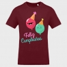 Camiseta cumpleaños: feliz cumple