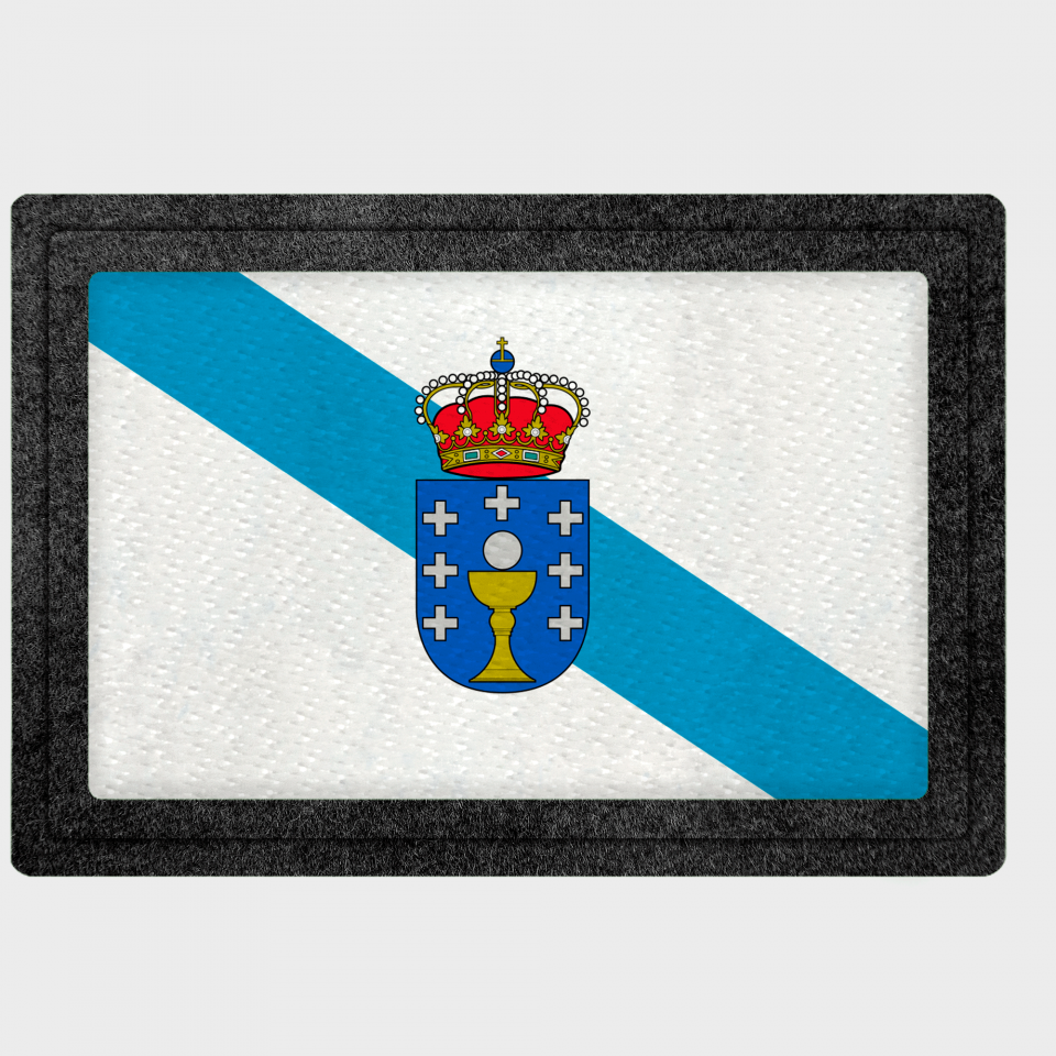 Parche bandera Galicia 5 cm. velcro