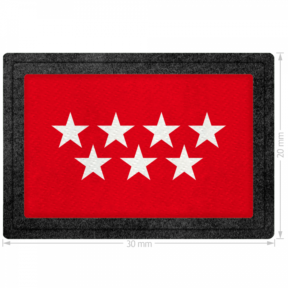 Parche bandera Comunidad de Madrid