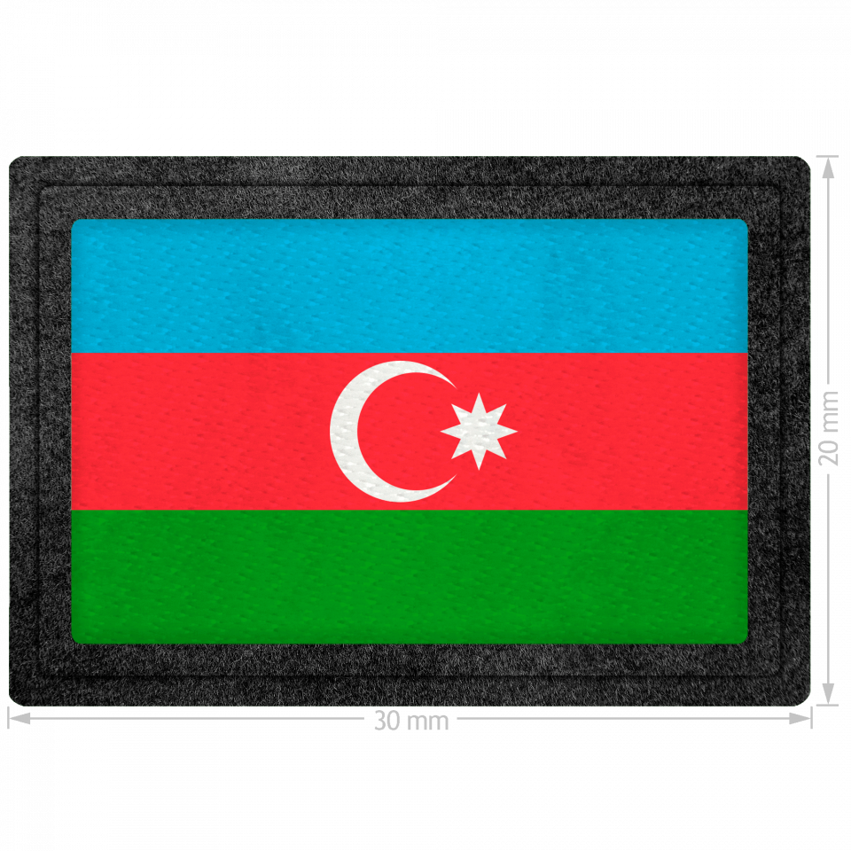 Parche bandera Azerbaiyan