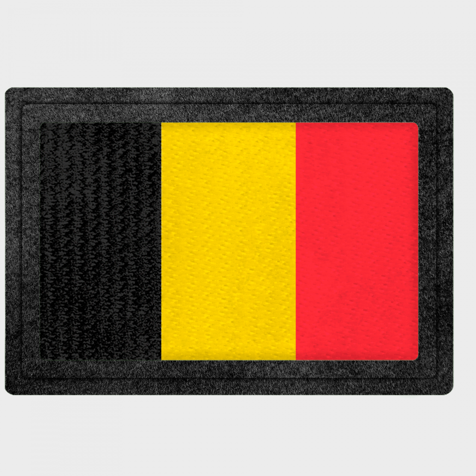 Parche bandera Bélgica